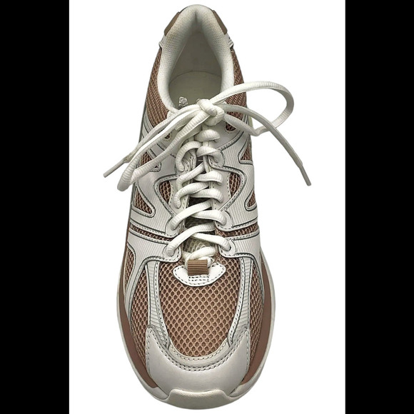 Michael Kors Women's Kit Extreme Mesh and Leather Trainer Pink Multi - Medium - Picture 2 of 3